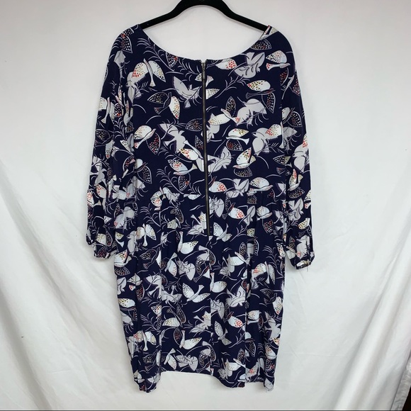 Old Navy Dress - Navy with Birds - Size XXL - Picture 5 of 7